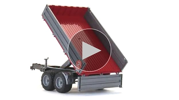ブルーダー Tipping トレーラー BR02019　ミニカー bme6fzu Bruder 02019 Tipping Trailer with Grey Sides 18.10.10